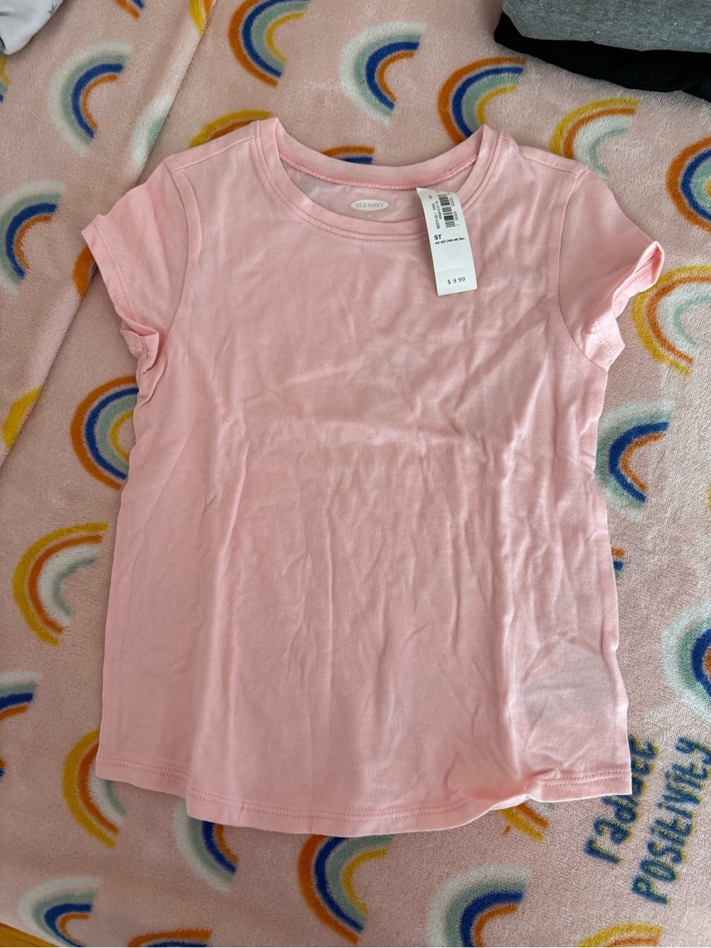 Old Navy Light Pink Girls' Short Sleeve Tee